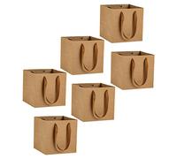 BESTYASH 6 Pièces En Papier Kraft En Papier Brun Sachet De Cuisson Pochette Brun