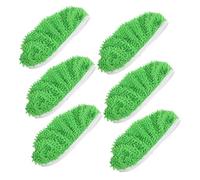 BESTYASH 6 Pièces Lingettes Microfibre Réutilisables pour Serpillère Nettoyage Humide et Sec Compatibles Sols Durs Parquet Carrelage Recharge Lavable pour Balai Mop