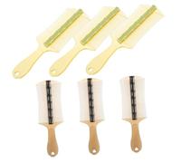 BESTYASH 6 Pièces peigne à peigne à lentes dissolvant à cheveux antipelliculaire pellicules long anti-pelliculaire s pour enfants à dents fines Plastique