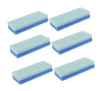 BESTYASH 6 Pièces Pierre masseur de pieds laveur de pieds pour sol de éponge pour les pieds gommage des pieds fichiers de pied laveur de pieds pierre pumique Blue