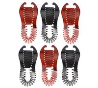 BESTYASH 6 pièces Pinces Banane Plastique pour Filles Clips Cheveux Mignons avec Forte Tenue Accessoires Coiffure Quotidienne pour Queue de Cheval et Styles Simples