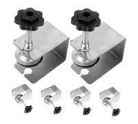 BESTYASH 6 Pièces Pinces C Acier Inoxydable pour Fixation Tiroir Pinces de Menuiserie Robustes pour Installation de Façade et Assemblage de Meubles
