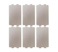BESTYASH 6 Pièces Plaque de Mica pour Micro-ondes Argentée, Isolation Thermique, Protège et Prolonge la Durée de Vie du Four à Micro-ondes, Accessoire pour Réparation à Domicile