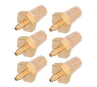 BESTYASH 6pcs Filtre pour Machine à Fumée en Cuivre M5, Compatible, Installation Facile, Accessoires pour Compresseur D'air et Tube à Huile, pour Scène et Fête