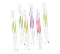 BESTYASH 6pièces Huile Essentielle Pour Avec Pinceau Nourrissante Et Hydratante Pour Cuticules Réparation Abîmés Outils De Soins Manucure