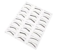 BESTYASH 6pièces Pochoir Sourcils Papier Jetable Kit Pochoirs Maquillage Femme Fille Modèles Pratiques Pour Sourcils Naturels Faciles à Utiliser Maison Ou Salon