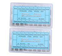 BESTYASH 720 Pièces Boîte Goupilles Fendues Acier Inoxydable Assortiment Barres Ressort pour Réparation Bracelet Montre Outils pour Horlogers et Ateliers