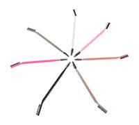 BESTYASH 7pièces Pinceaux de Maquillage Double Embout pour Yeux Peigne à Cils et Brosse à Sourcils Extra-large Outil Séparateur de Mascara Spirale Plusieurs Couleurs