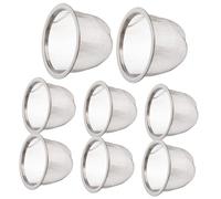 BESTYASH 8 pièces Infuseurs à Thé Inox Passoire Fine Légère et Pratique Accessoires Théière pour Infusion sans Résidu