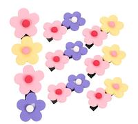 BESTYASH 8pièces Barettes Cheveux Fleuries pour Filles Pinces à Cheveux avec Fleurs Accessoires de Petites Filles