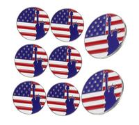 BESTYASH 8pièces Lot De Broches Drapeau Américain Et Statue Liberté Broches Patriotiques Pour Jour De Indépendance Et Célébrations Memorial Day