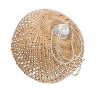 BESTYASH Abat-jour en Bambou Tressé Naturel, à Suspendre Petite Taille, Abat-jour en Rotin pour Éclairage Intérieur, Décoration Chaleureuse pour Salon, Chambre et Hôtel