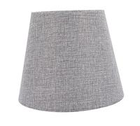 BESTYASH Abat Jour pour Lampe de Table Couverture de Lampe Cylindrique Grise Remplaçante et pour de Chevet et Bureaux Design Élégant et Pratique
