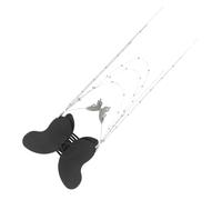 BESTYASH Accessoires De Cheveux à Glands Filles Dentelle Pince à Cheveux Femme Mignon Style Griffe Arc Coloré Agrafe Élégant Alliage De Zinc Noir