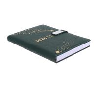 BESTYASH Agenda Papier Journal Quotidien A5 Pu 2026, Petit Format, Index Mensuel, Carnet de Notes pour École, Bureau et Voyage