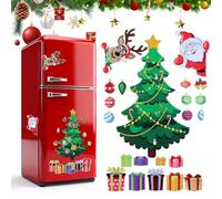 BESTYASH Aimants De RéFrigéRateur De NoëL Sapin MagnéTique Autocollants DéCoratifs Festifs pour Cuisine Et DéCoration Maison Saison des FêTes