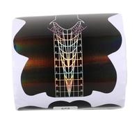 BESTYASH Autocollant Guide Extension Ongle Pour Manucure Française Outil Diy Papier Extension De Gel Uv Conseils De Nail Art