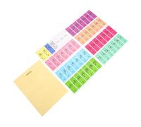 BESTYASH Autocollants de Piano Colorés en Papier 2 Pièces pour Clavier Électronique, Fins et Pratiques pour Débutants, Favorisant de Bonnes Habitudes de Jeu
