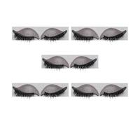 BESTYASH Autocollants Maquillage Yeux 5 Paires Effet « Œil Paresseux » Prédécoupés pour Fards à Paupières et Faux Cils 3D Kit Portable sans Bavure Application Facile Cosplay et Voyages