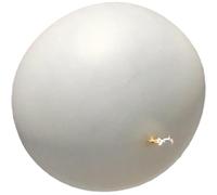 BESTYASH Ballon Géant Blanc en Latex 120 Pouces 300 G Gros Ballons Ronds pour Décoration Fête Mariage Anniversaire et Relevés Météorologiques Résistant pour Usage Intérieur et Extérieur