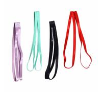 BESTYASH Bandeau de Sport Antidérapant pour Femmes, Lot de 4 Pièces, Élastique et Facile à Assortir, Design Couleur Bonbon, Musculation Baseball