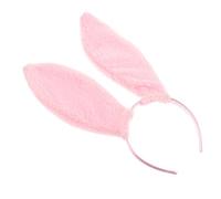 BESTYASH Bandeau filles faire petit bande de cheveux oreille de lapin en peluche bleu pour flou coiffe oreilles de lapin -tête lapin coiffe de cosplay chapeaux de lapin en tissu rose