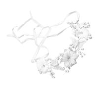 BESTYASH Bandeau Guirlande De Perles Bandeau De Mariage Accessoires Pour Cheveux Pour Les Mariées Coiffes De Mariée Pour Mariage Décors De Mariée De Mariage Couvre-chef De Mariée Chiffon