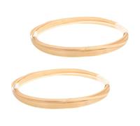 BESTYASH Bandes Plates en Bambou Beige pour Vannerie Artisanale, 2 Paquets de 6 Mètres, Matériau Sûr et Flexible, pour Loisirs Créatifs et Présents de Fête