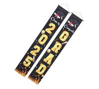 BESTYASH Bannière de Graduation Polyester Décoration de Porte Extérieure pour Fête Remise de Diplôme Bannière de Porche Class Of Facile à Suspendre et Réutilisable