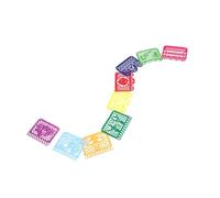 BESTYASH Bannière Mexicaine Feutre Coloré pour Fête de Décoration Suspendue Ajourée Guirlande pour Porte et Mur Thème Fiesta Anniversaire