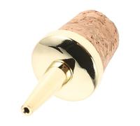 BESTYASH Bec Verseur pour Huile et Bouchon Liège pour Bouteilles de Vin et Spiritueux avec Bouchon de Rechange pour Bars à Domicile et Événements