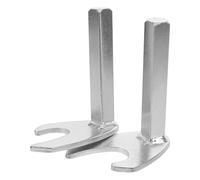 BESTYASH Béquille de Moto en Aluminium U 14 CM - Paire de Supports Robustes pour Bras Oscillant - Accessoires de Levage Stables pour Stationnement Sécurisé en Garage et Usage Atelier