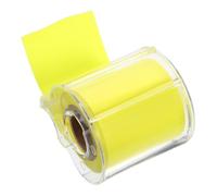 BESTYASH Blocs-notes Auto-adhésifs Rouleau Adhésif Complet sans Résidu Papier Abs Portable pour Bureau et École Couleur Jaune Pratique et Polyvalent