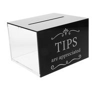 BESTYASH Boîte à Suggestions en Acrylique avec Serrure Urne de Vote et Collecte de Pourboires Conteneur Transparent pour Restaurant Tirelire Sécurisée pour Dons 1