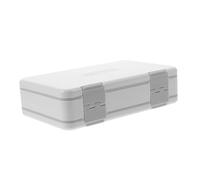 BESTYASH Boîte Voyage Portable Cas Conteneur 7 Jours Étuis De Rangement Petit Organisateur D'armoire à Pharmacie Distributeur De Comprimés 7 Jours Organisateur 7 Jours Blanche Pp