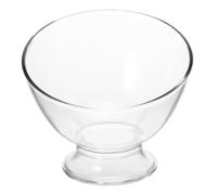 BESTYASH Bol à Dessert Transparent Multifonction Antidérapant pour Fruits Salades et Glaces Bol Domestique Stable et Élégant pour Céréales et Nouilles Service de Table Polyvalent