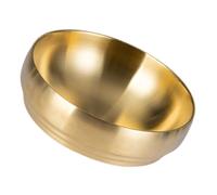 BESTYASH Bol Inox Double Couche pour Nouilles Froides Coréennes Bol Polyvalent pour Salade Soupe et Dessert Inox pour Usage Cuisine