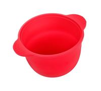 BESTYASH Bol Pour Fondre La Cire Pot Pour Réchauffer Les Bonbons Chauffe-cire Pour Épilateur Doublures Pour Cire Fondante Pot Pour Masque Facial Silicone Rouge