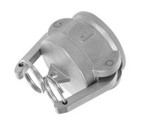 BESTYASH Bouchon Femelle Camlock Type Dc Acier Inoxydable Étanche pour Tuyau et Cuve à Huile Capuchon Rapide Antifuite Compatible Raccords Camlock