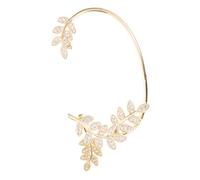 BESTYASH Boucles Oreilles Arbre Métal avec Boucle Oreille Non Percée Manchette Oreille Droite Longue Style Bijoux Élégants pour Femmes Événements