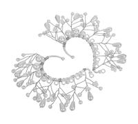 BESTYASH Boucles Oreilles Mariage pour Femmes Imitation Blanche Bracelets Oreille Légers et Durables Clips Faits Main pour Mariées et Demoiselles Honneur