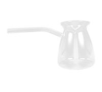 BESTYASH Bouilloire Verre Résistante Haute Température pour Lait Café et Thé Parfumé Poignée Solide Transparente Usage Domestique pour Infusion et Boissons Chaudes ou Froides