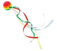 BESTYASH Boule D'antenne de Voiture Arc-en-Ciel avec Rubans Colorés, Décoration Extérieure Véhicule, Accessoire Ornemental pour Antenne de Véhicule, pour Personnalisation Auto