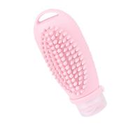 BESTYASH Bouteille de gel de silice bouteilles de toilette flacon distributeur contenants de shampoing et revitalisant de voyage distributeur de liquide rose