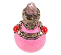 BESTYASH Bouteille de Parfum Sirène Résine Rouge Décoration de Bureau Petite Statuette Ornement de Table pour Cadeau Original