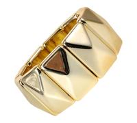 BESTYASH Bracelet Élastique Carré Bicolore Pour Femmes Et Hommes Accessoire Chic Pour Toutes Occasions