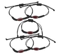 BESTYASH Bracelets de Sport Style Créatif et Polyvalent Lot de 5 en Polyester Réglables pour Femmes Fans de Rugby en Usage Quotidien ou Occasions Spéciales
