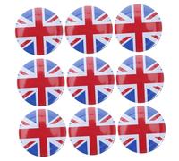 BESTYASH Broche Drapeau Angleterre 10 Pièces Épinglettes Métal Badges Patriotiques pour Vêtements Accessoires Événements Sportifs Célébrations Soutien Pays
