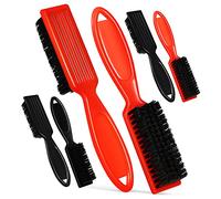 BESTYASH Brosse à Cheveux Vintage 6Pcs en Nylon pour Coiffeur Outils de Nettoyage Multifonctionnels Poignée Confortable Accessoires pour Salon de Coiffure pour Barbiers et Usage Personnel
