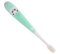 BESTYASH Brosse à Dents pour Garçon et Filles 2 à 12 Poils Fins et Manche Ergonomique Verte Adaptée Nettoyage Langue et Élimination des Taches de Lait